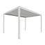 Pergola 'Shade' weiß elektrisch 395,8 x 230 x 290 cm