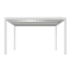 Pergola 'Shade' weiß elektrisch 395,8 x 230 x 290 cm