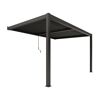 Pergola 'Shade' dunkelgrau 395,8 x 230 x 298,8 cm