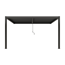Pergola 'Shade' dunkelgrau 395,8 x 230 x 298,8 cm