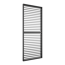 Lamellenwand dunkelgrau 90 x 217,5 cm