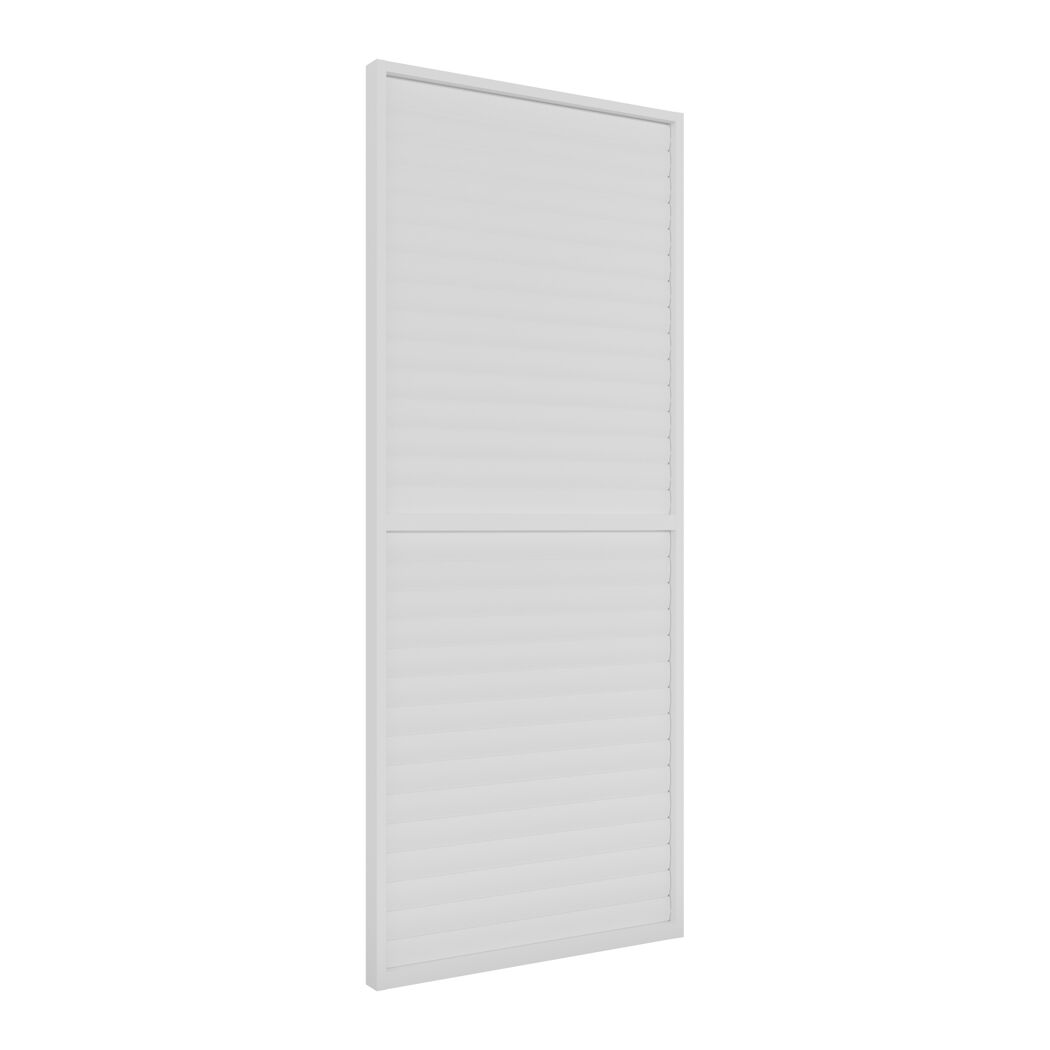 Lamellenwand weiß 90 x 217,5 cm