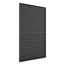 Lamellenwand dunkelgrau 123 x 217,5 cm