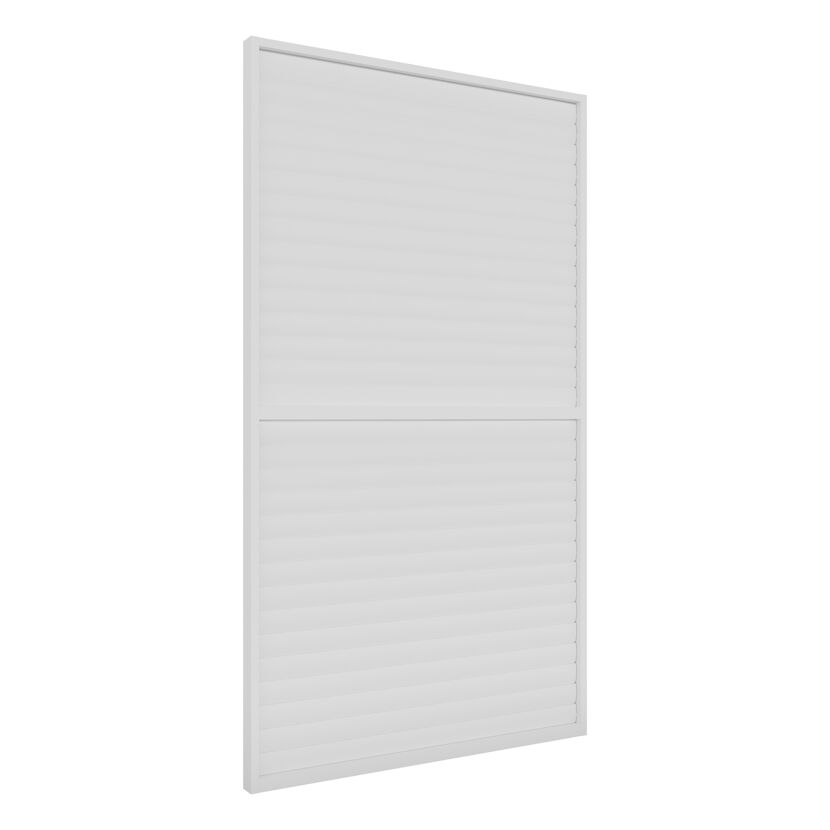 Lamellenwand weiß 123 x 217,5 cm