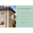 Metall-Holzgartenhaus-Set 'Komet 2 B' Fichtenholz terragrau Metall graualuminium 438 x 208,5 x 213 cm