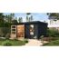 Metall-Holzgartenhaus 'Antaris C' Fichtenholz anthrazit Metall anthrazit 400,5 x 209 x 213,5 cm