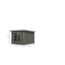 Metall-Holzgartenhaus 'Meteor 6 B' Fichtenholz terragrau Metall graualuminium 271 x 218,5 x 271 cm