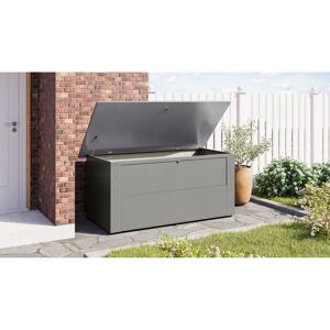 Garten-Aufbewahrungsbox 'Meissa 2' graualuminium 176 x 79 x 95 cm