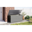 Garten-Aufbewahrungsbox 'Meissa 2' graualuminium 176 x 79 x 95 cm
