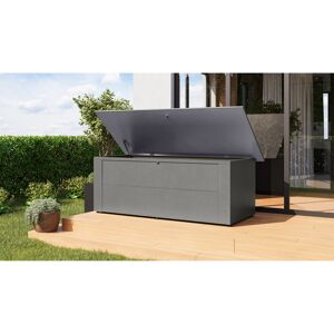 Garten-Aufbewahrungsbox 'Meissa 3' graualuminium 199,5 x 71 x 95 cm