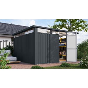 Metallgerätehaus 'Polaris 4' anthrazit 376 x 220 x 343 cm