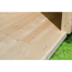Fußboden für Gartenhaus 'Polaris 3,5' naturbelassen