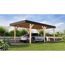 Einzelcarport 'Elmo 1' Leimholz naturbelassen 318 x 246,5 x 576,5 cm