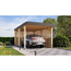 Einzelcarport 'Elmo 1' Leimholz naturbelassen 318 x 246,5 x 576,5 cm