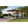 Einzelcarport 'Elmo 2' Leimholz naturbelassen 318 x 246,5 x 813 cm