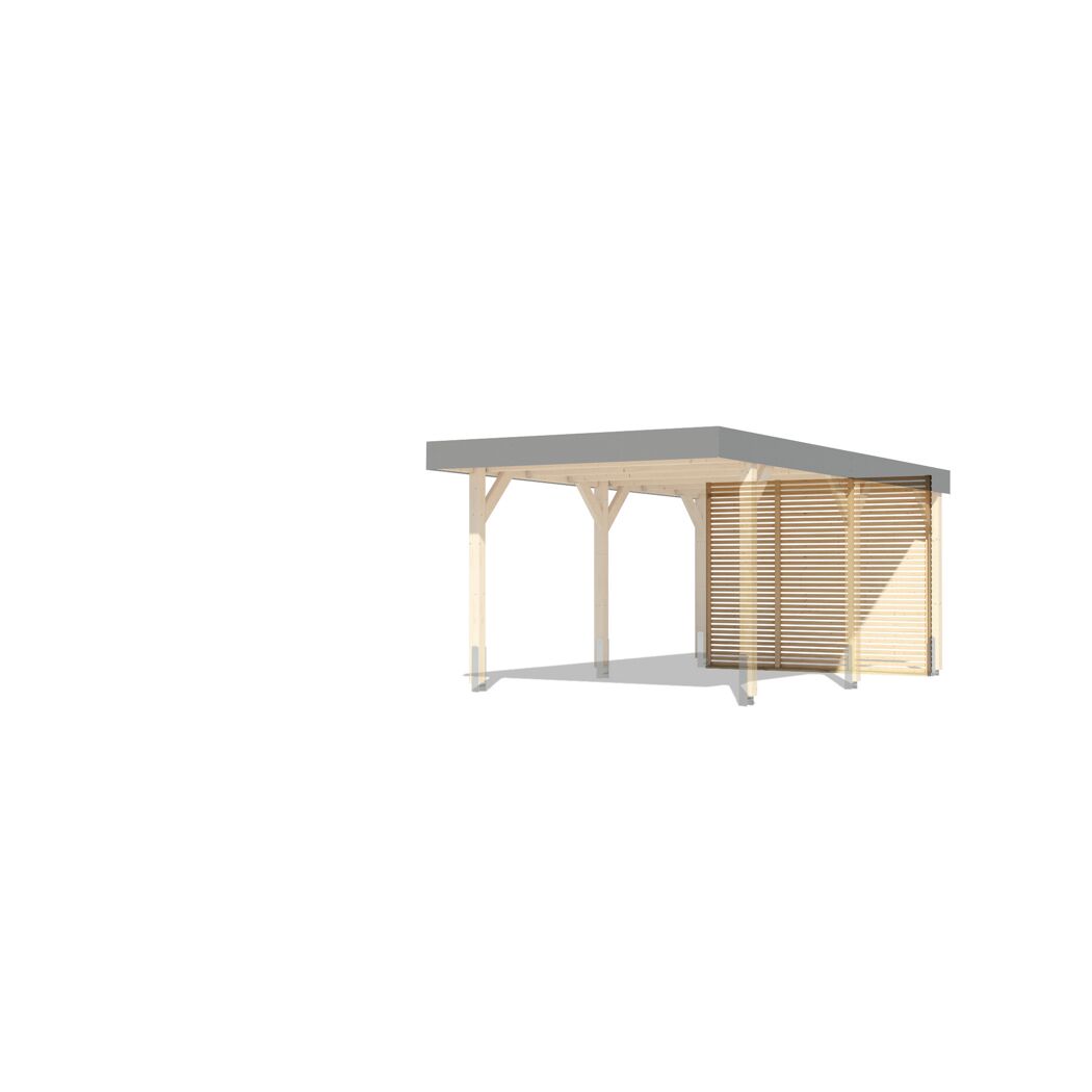 Rückwand für Einzelcarport 288 x 229 x 1,8 cm