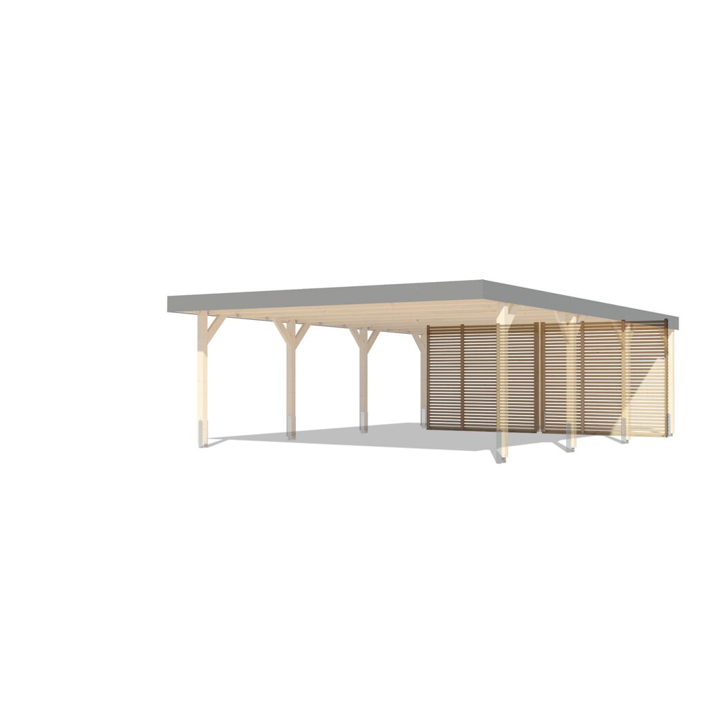 Rückwand für Doppelcarport 528 x 229 x 1,8 cm