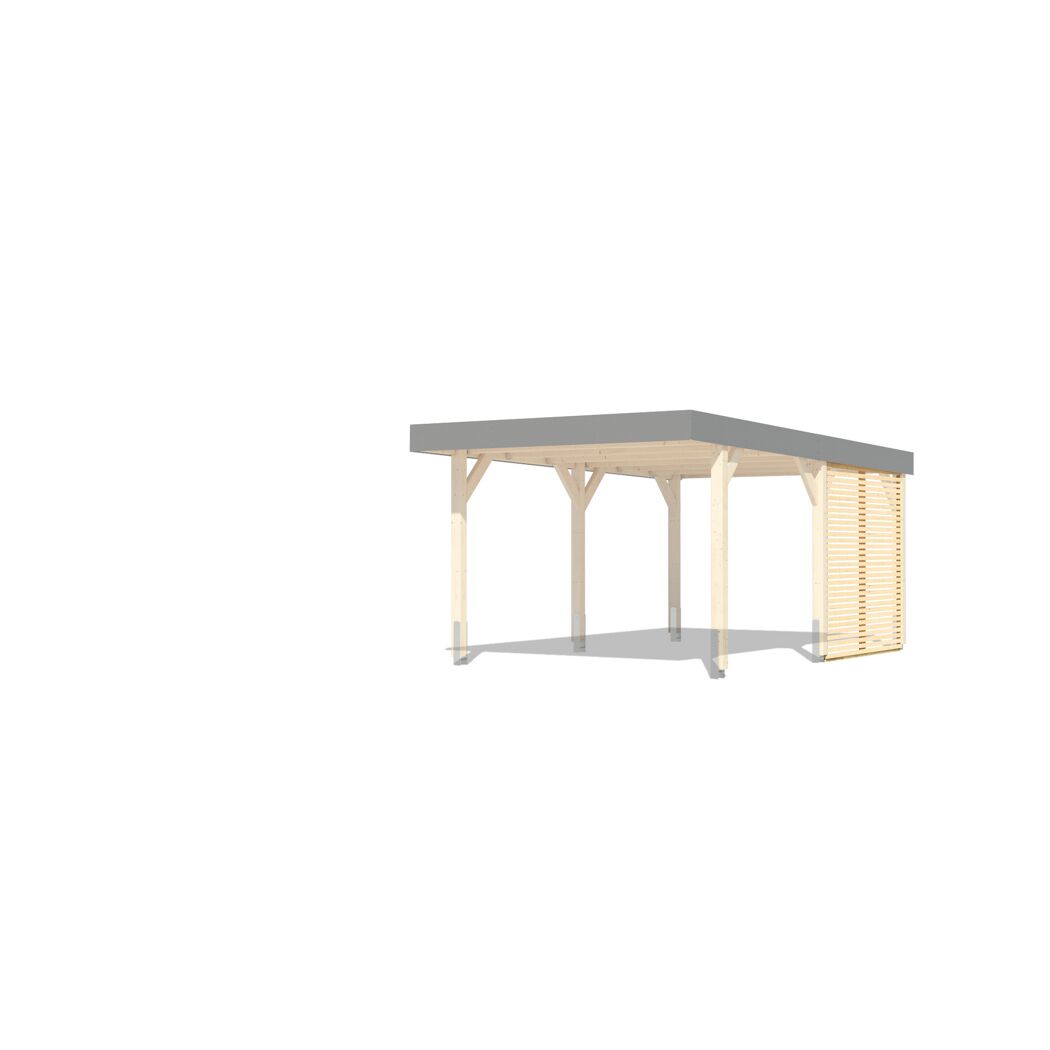 Seitenwand für Carport 225 x 218 x 1,8 cm