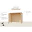 Pavillon 'Mingo halb' Fichtenholz naturbelassen 320 x 239 x 160 cm