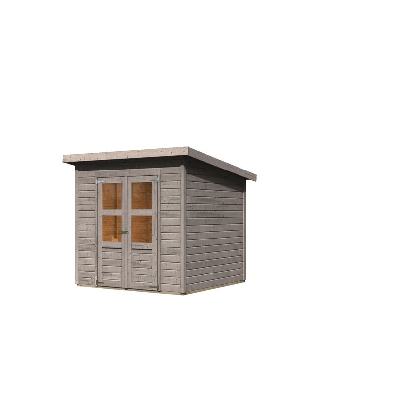 Gartenhaus aus Holz mit Doppeltür