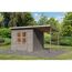 Gartenhaus aus Holz mit Überdachung
