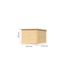 Fahrradgarage 'Bike' Fichtenholz naturbelassen 212,5 x 167 x 216,5 cm