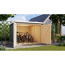 Fahrradgarage 'Bike' Fichtenholz terragrau 212,5 x 167 x 216,5 cm