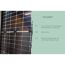 Schwarzes Solarpanel