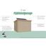 Fahrradgarage-Set 'Bike 3' Fichtenholz naturbelassen mit Solarkit 162,5 x 167 x 216,5 cm