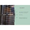 Schwarzes Solarpanel