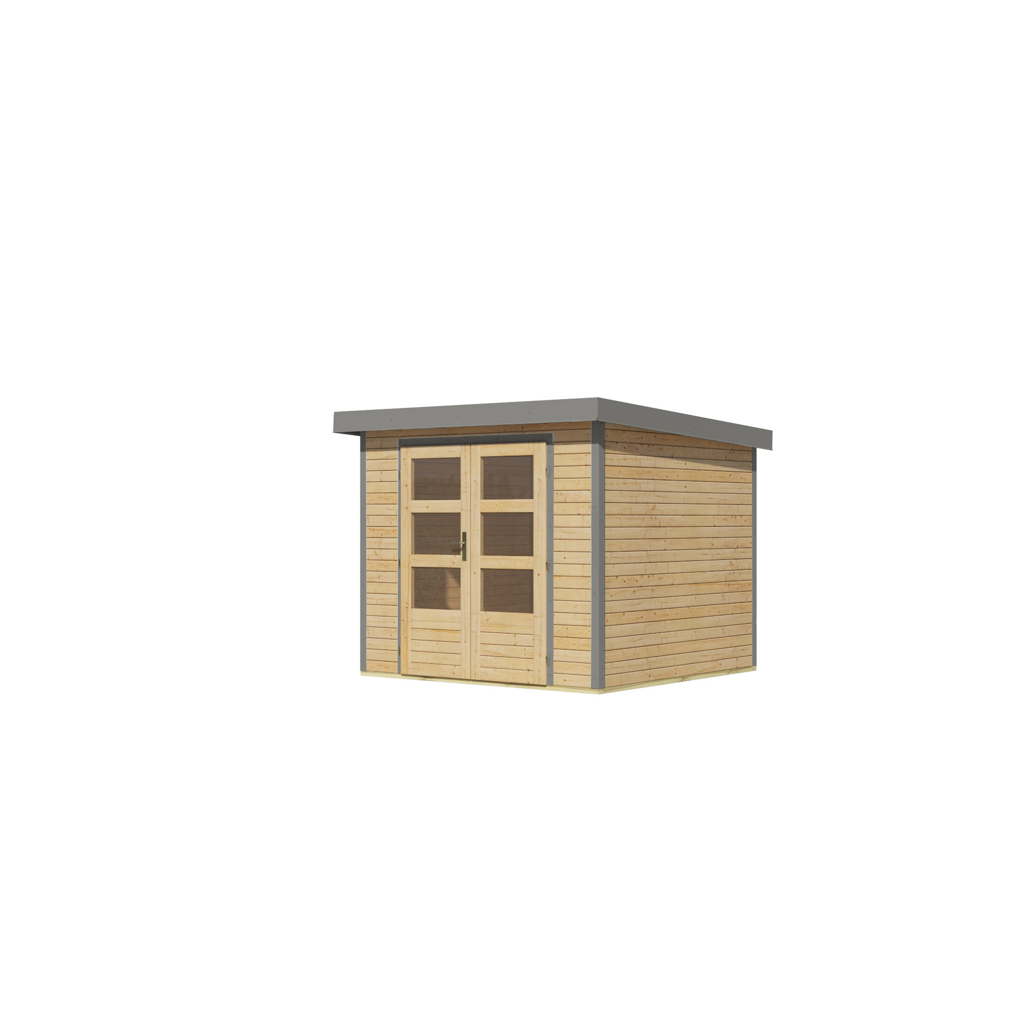 Gartenhaus aus Holz mit Doppeltür