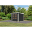 Gartenhaus 'Komet 3 C' Fichtenholz anthrazit / weiß 238,5 x 209 x 213,5 cm
