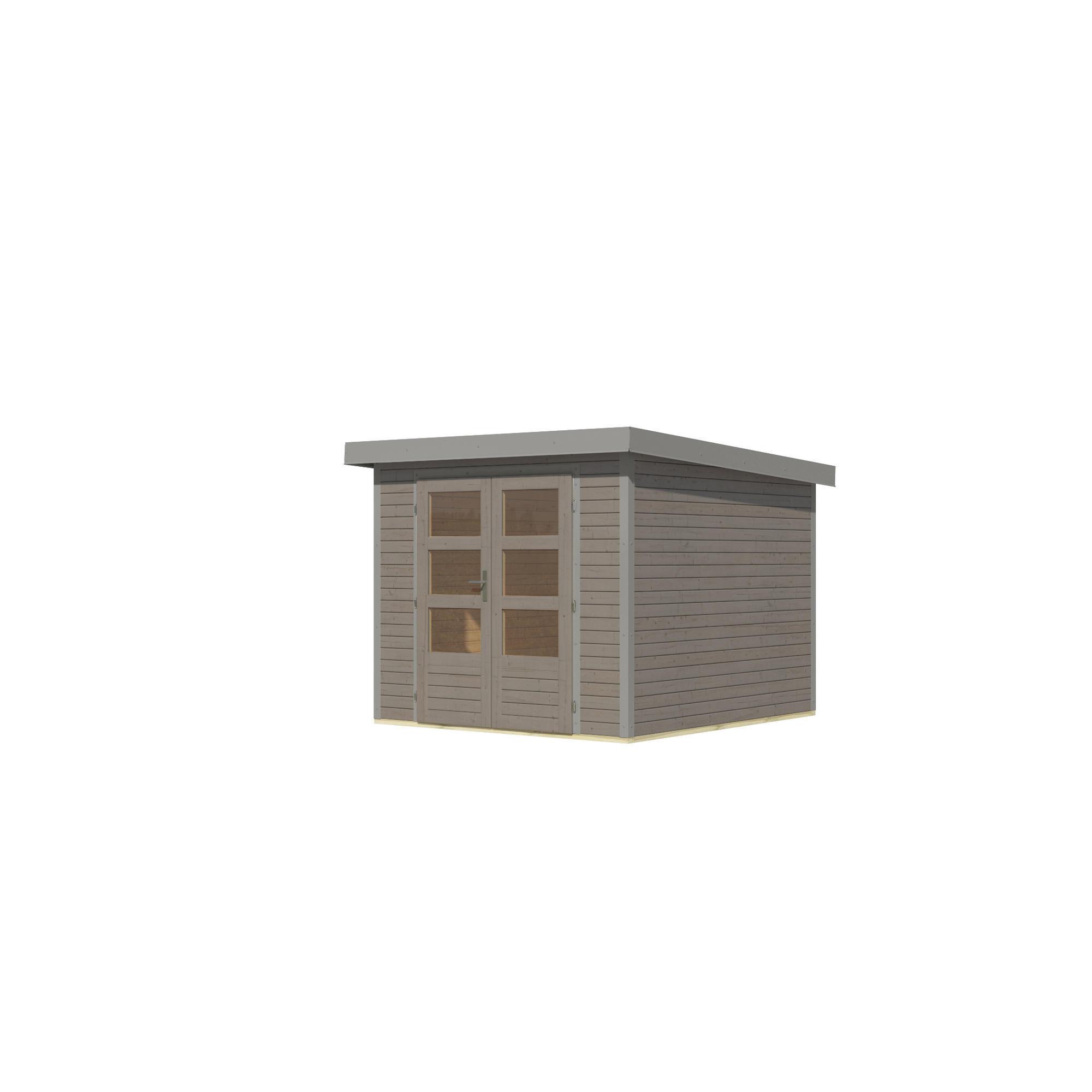 Gartenhaus aus Holz mit Doppeltür