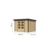 Gartenhaus aus Holz mit Doppeltür