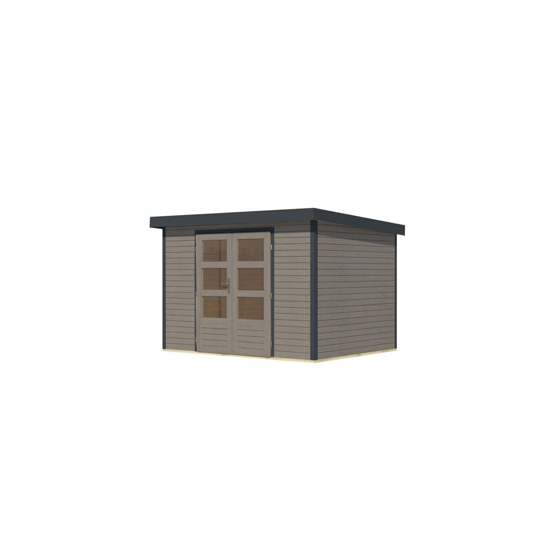 Gartenhaus aus Holz mit Doppeltür