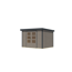 Gartenhaus 'Komet 4 D' Fichtenholz wassergrau / anthrazit 298,5 x 209 x 213,5 cm