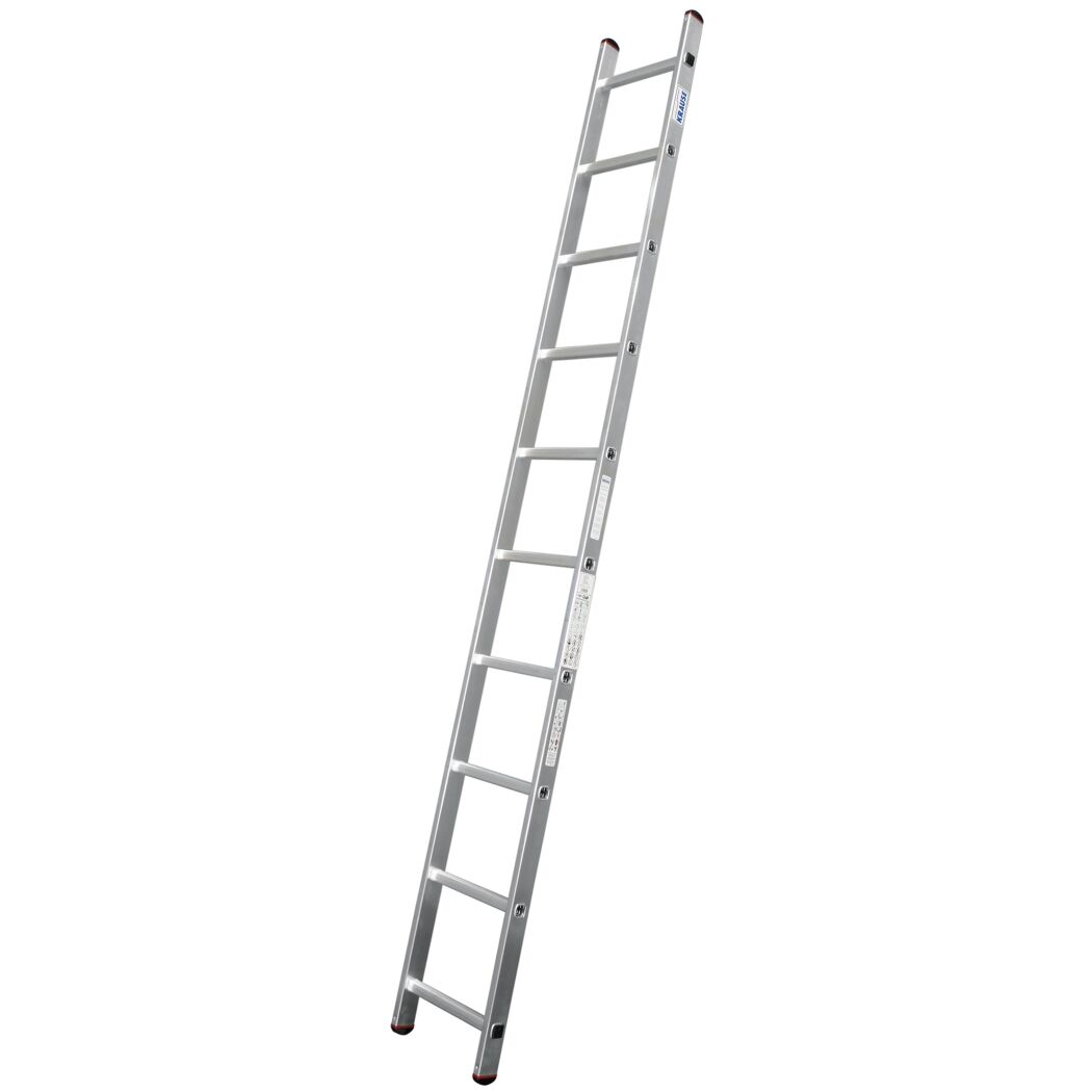Alu-Anlegeleiter mit 10 Sprossen