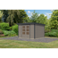 Gartenhaus 'Komet 5 D' Fichtenholz wassergrau / anthrazit 298,5 x 209 x 242,5 cm