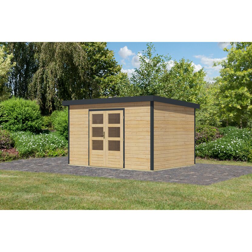Gartenhaus aus Holz mit Doppeltür