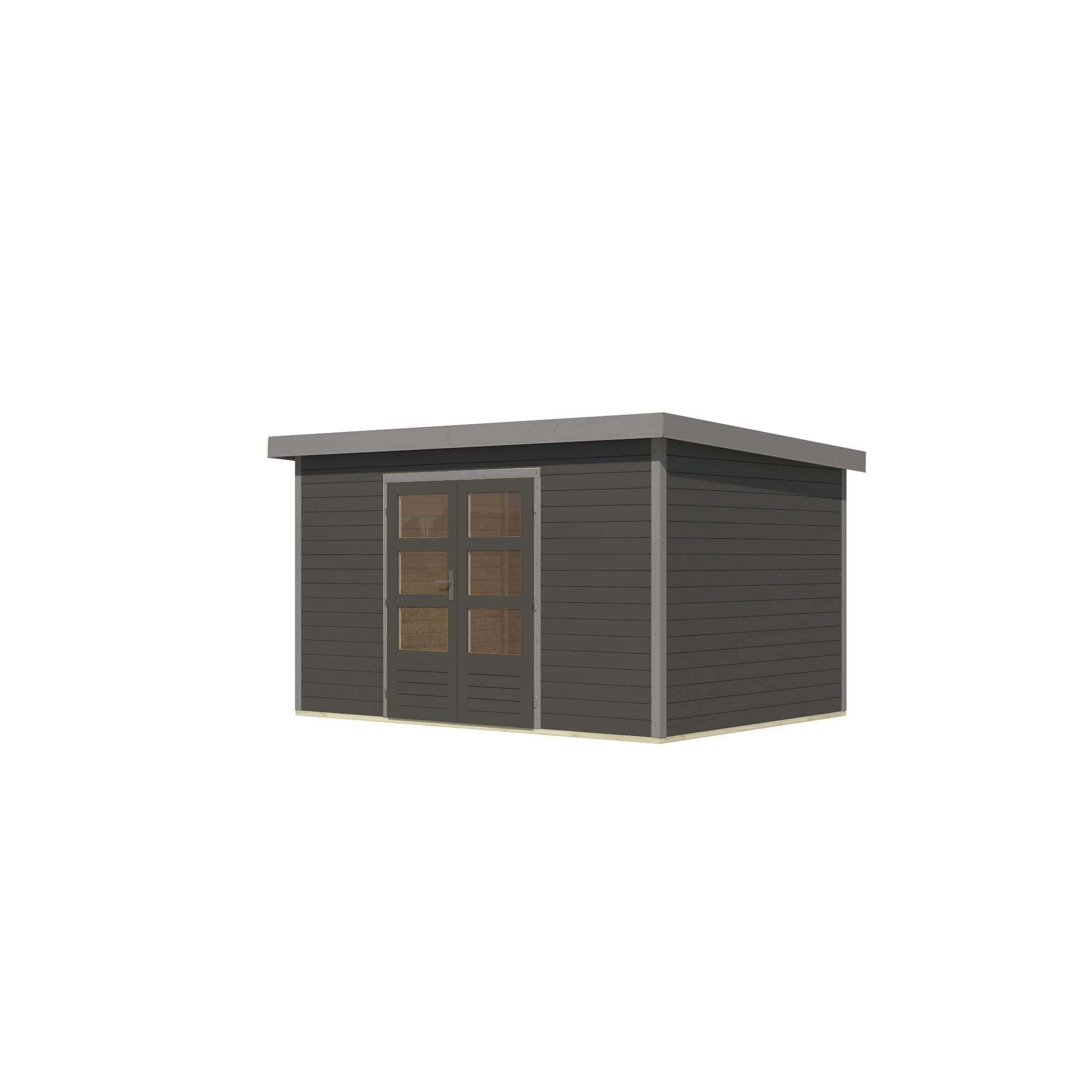 Gartenhaus aus Holz mit Doppeltür