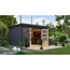 Gartenhaus 'Meteor 7 B' Fichtenholz terragrau / anthrazit 360,5 x 219 x 240,5 cm