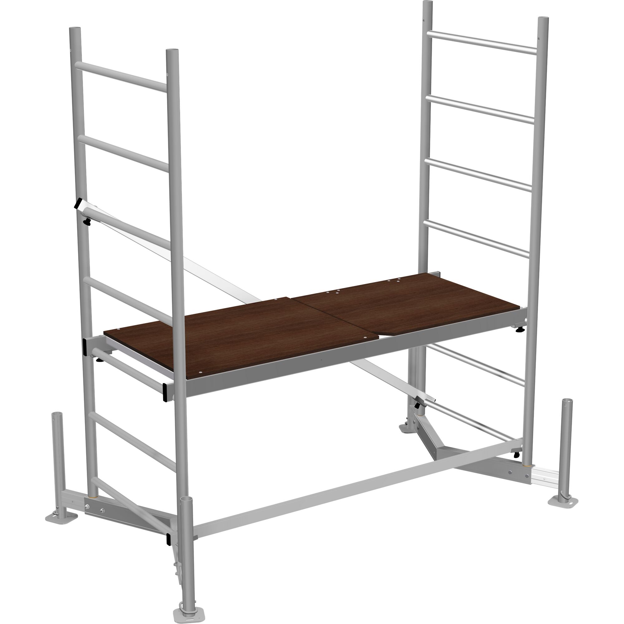 Kleines, freistehendes Baugerüst