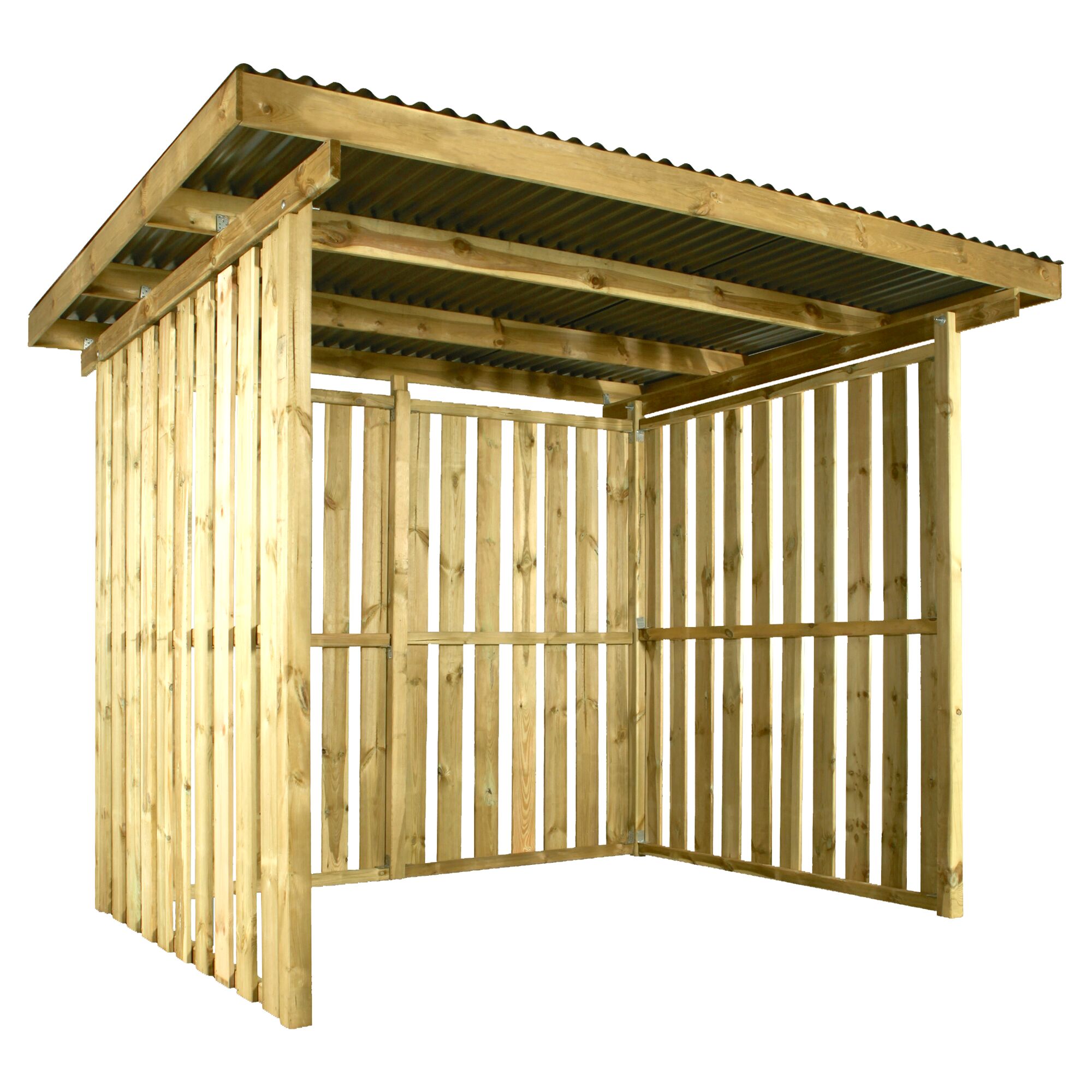 XXL Kaminholzregal aus Holz