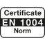 Zertifikatsnorm EN 1004