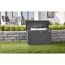 Gartenbox 'FreizeitBox 100' Stahl dunkelgrau 101 x 61 x 46 cm