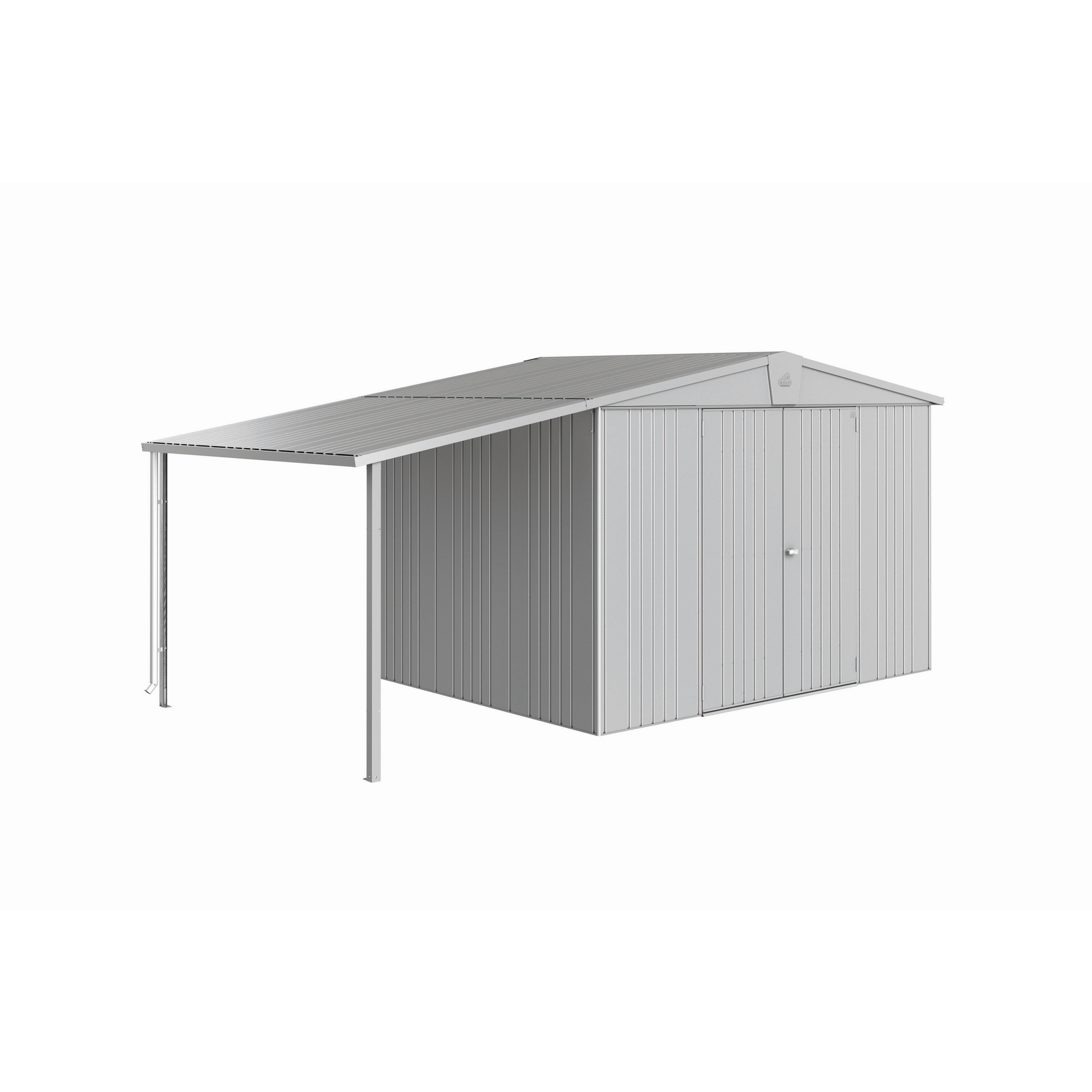 Seitendach silber-metallic 228 x 150 cm für Gerätehaus 'Europa' Gr. 4/5 + product picture