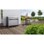 Garten- und Mülltonnenbox 'StoreMax' dunkelgrau metallic 117 x 73 cm