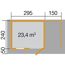 Blockbohlenhaus 'Helgoland Plus 3'
