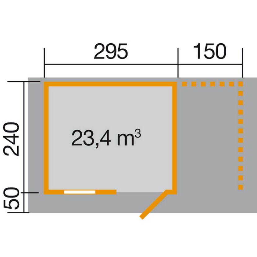 Blockbohlenhaus 'Helgoland Plus 3'