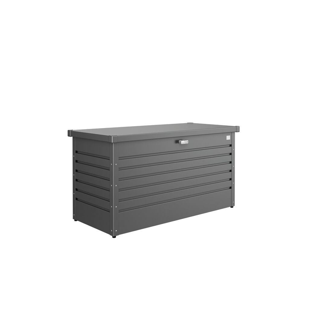 Gartenbox 'FreizeitBox 130' Stahl dunkelgrau 134 x 71 x 62 cm